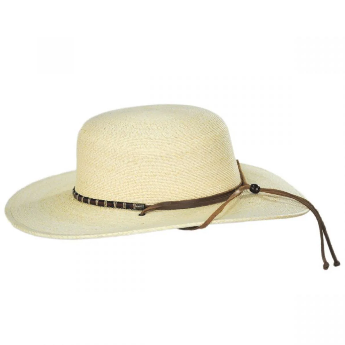 Klondike Palm Straw Open Crown Western Hat - Image 3