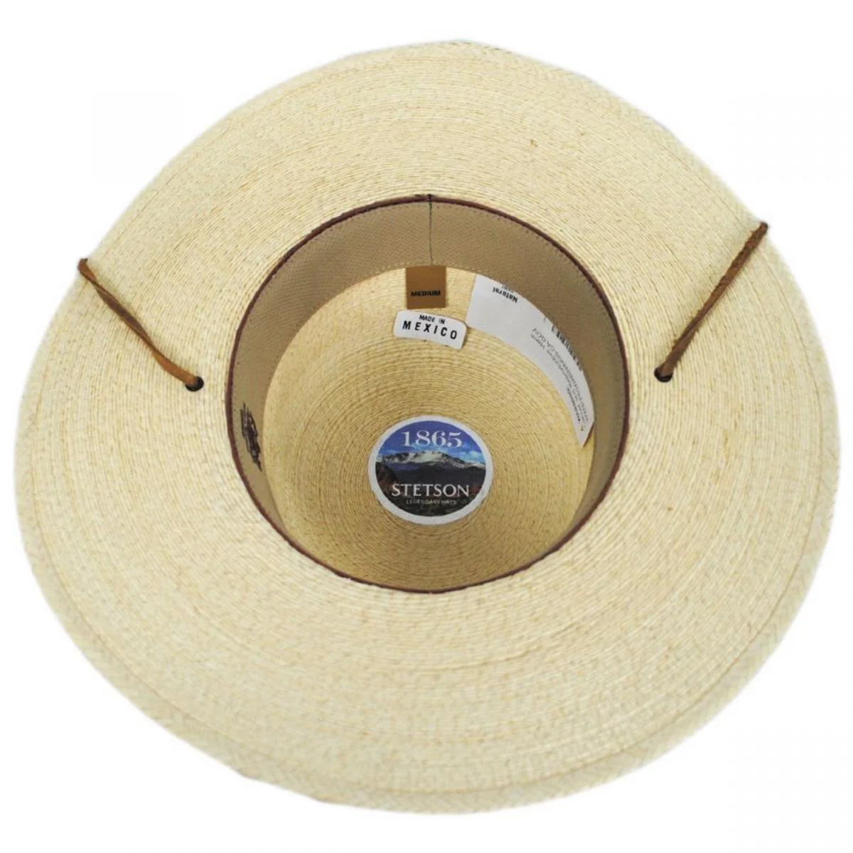 Klondike Palm Straw Open Crown Western Hat - Image 4
