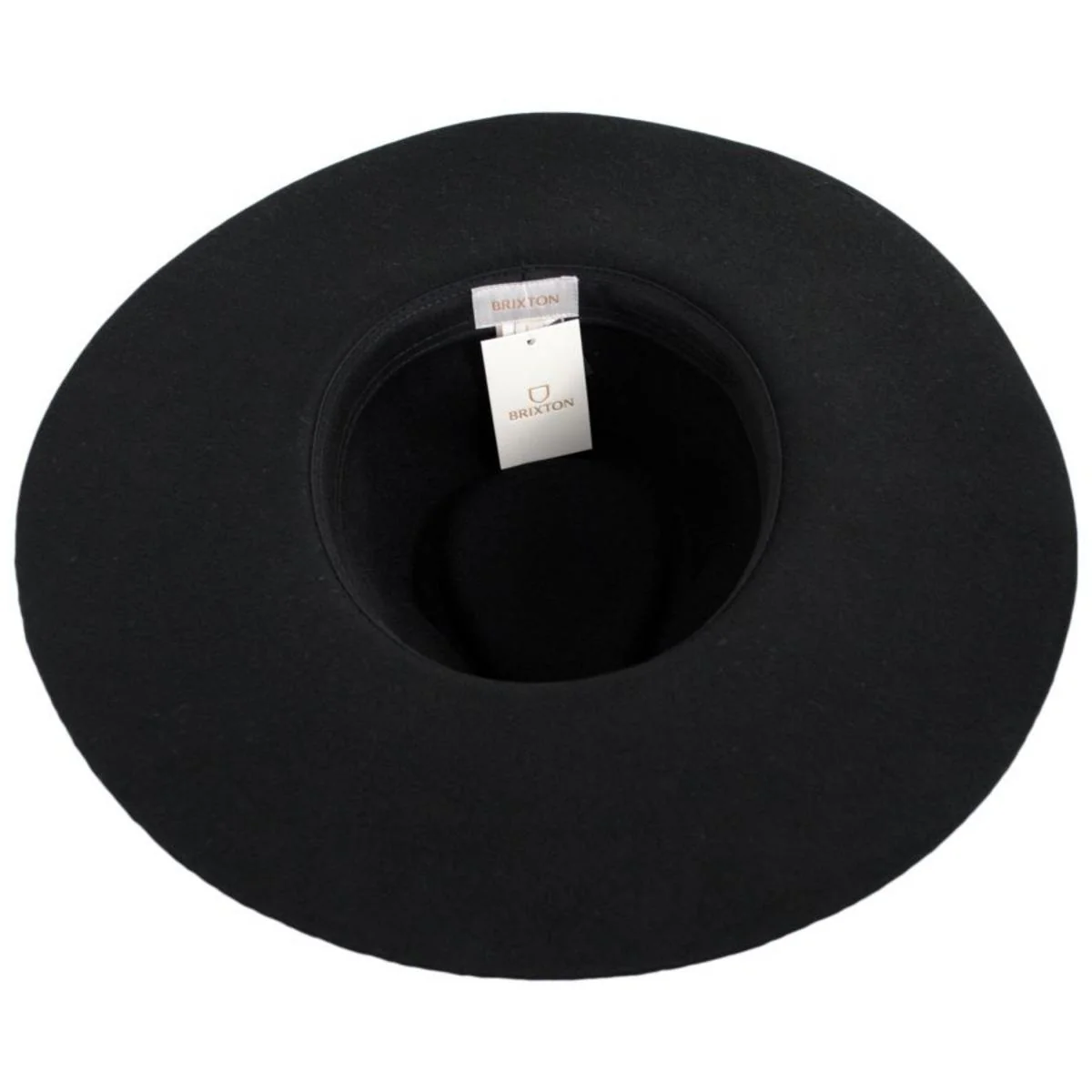 Leigh Wool Felt Wide Brim Fedora Hat - Image 4