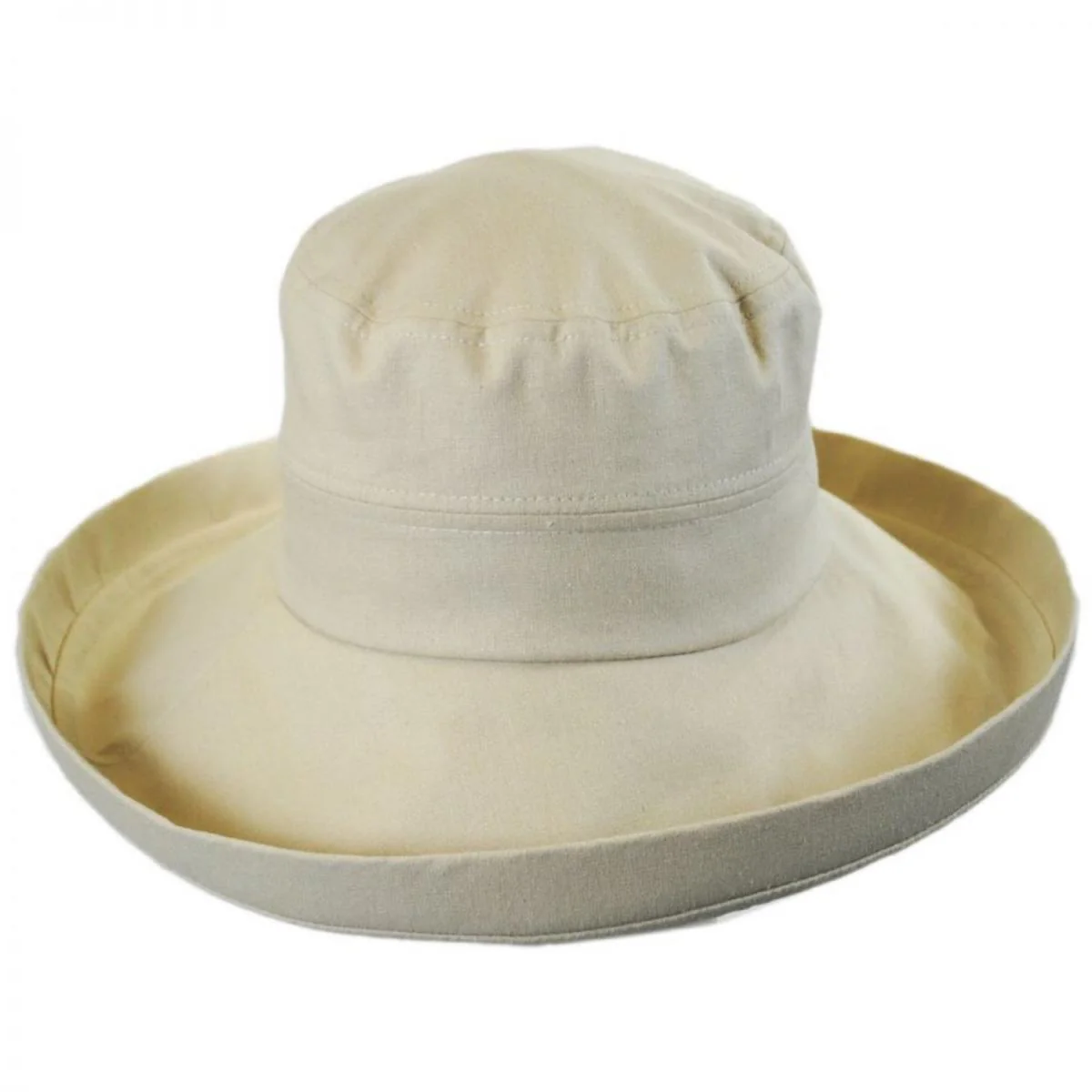 Lily Linen Breton Sun Hat - Image 2