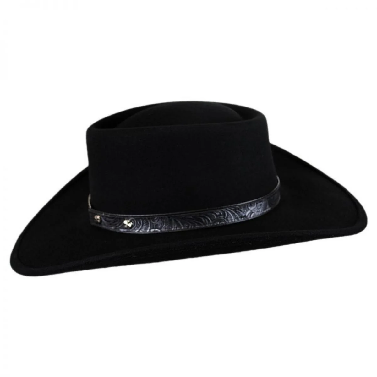 Little Joe Wool Felt Gambler Western Hat - Image 3