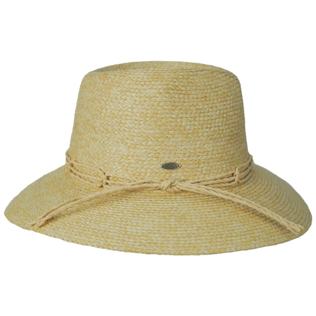Llana Toyo Braid Straw Safari Fedora Hat - Image 7