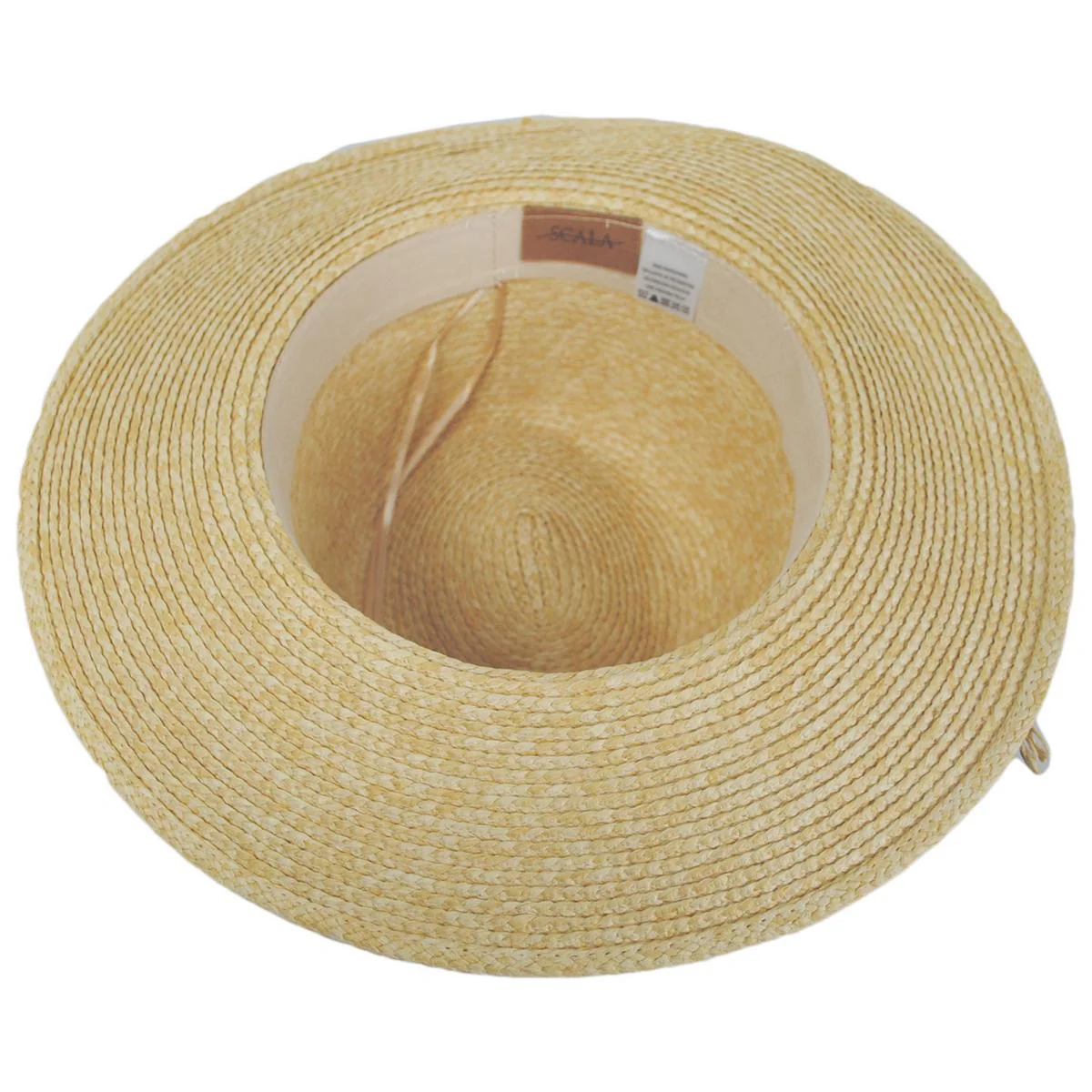 Llana Toyo Braid Straw Safari Fedora Hat - Image 8