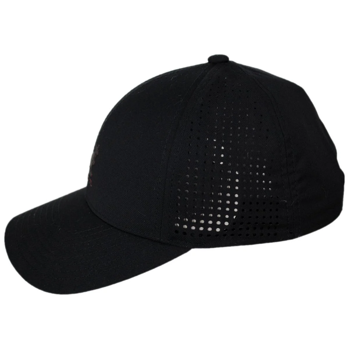 Logo Edge Vented Strapback Baseball Cap - Image 3