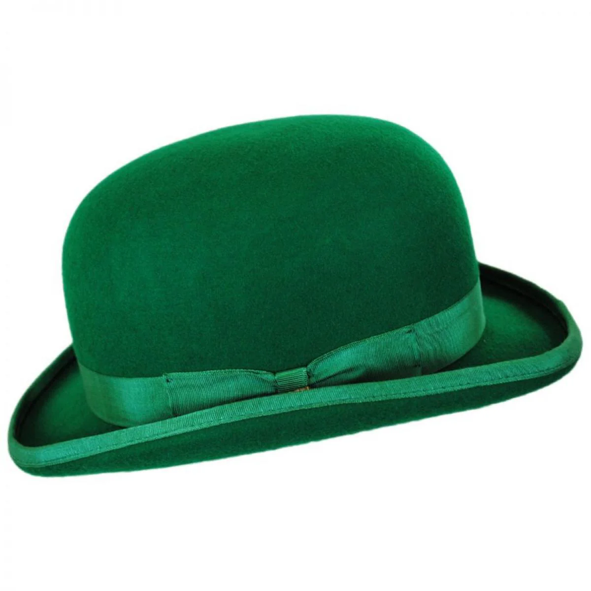 Low Crown Wool Felt Bowler Hat - Image 3