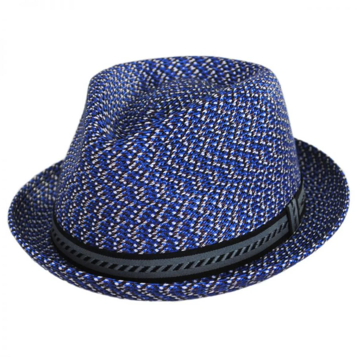 Mannes Poly Braid Fedora Hat - Fashion Colors