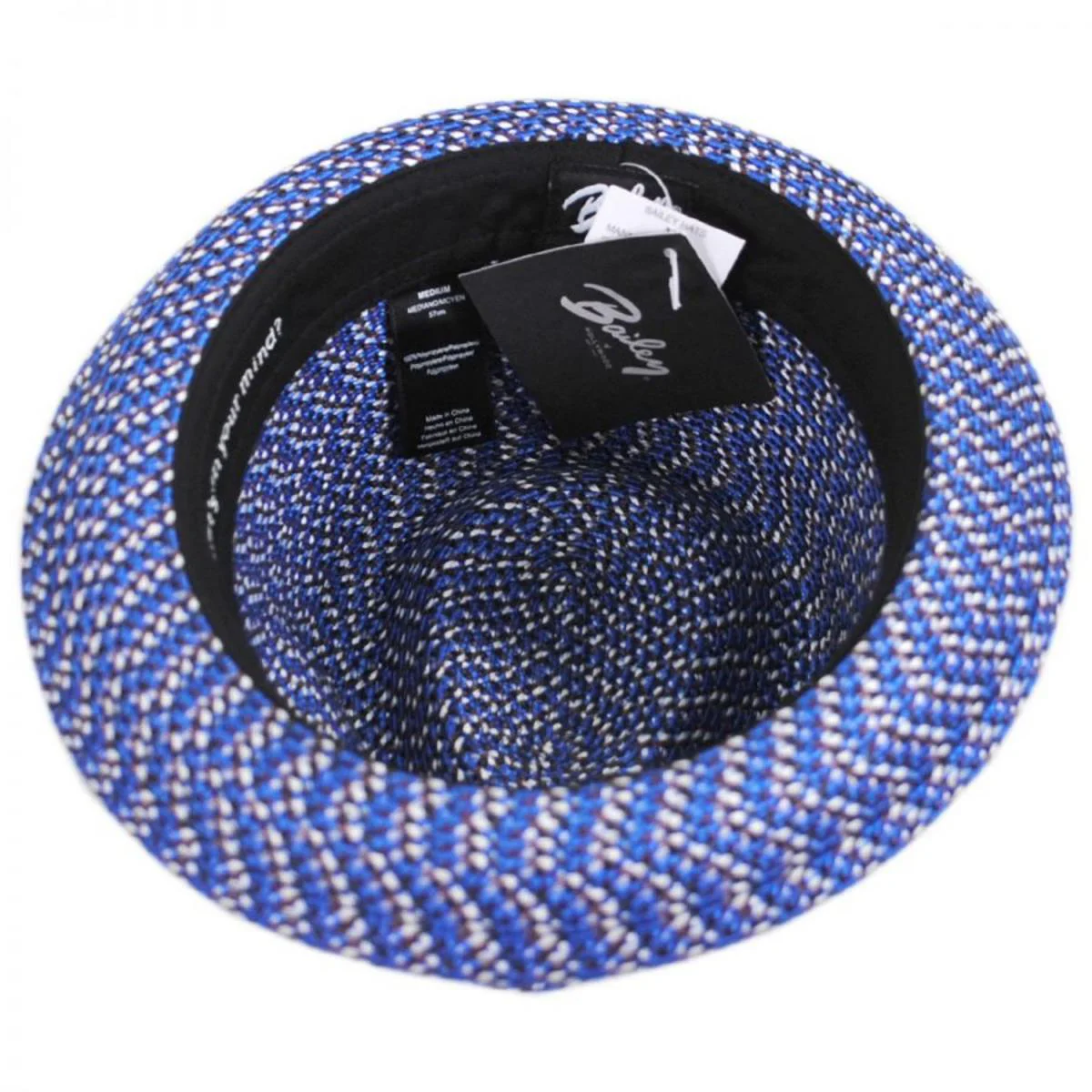 Mannes Poly Braid Fedora Hat - Fashion Colors - Image 4
