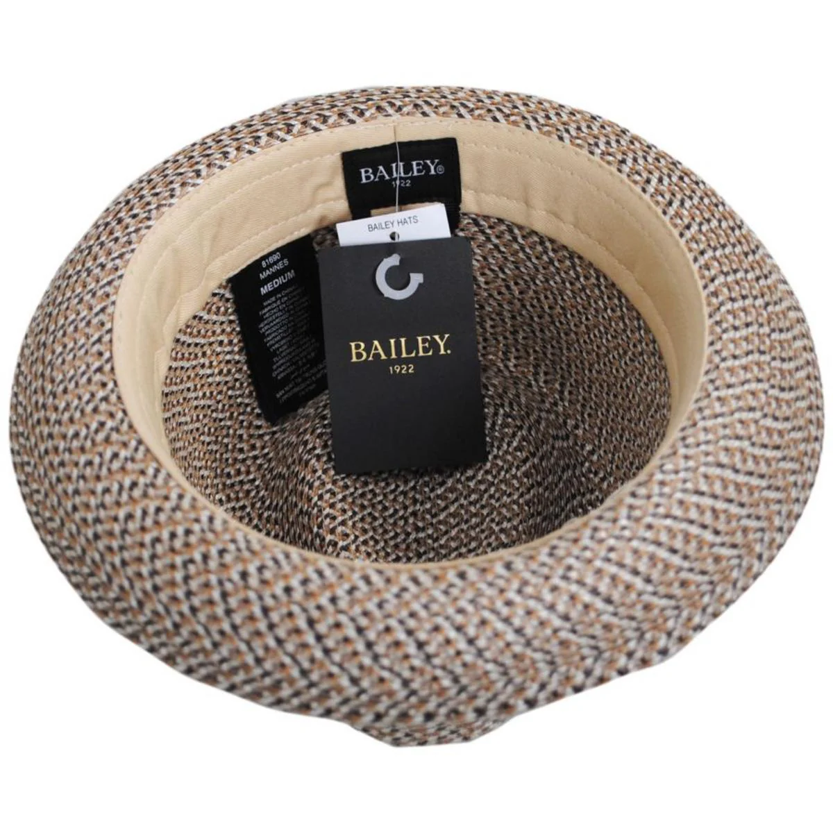 Mannes Poly Braid Fedora Hat - Fashion Colors - Image 8