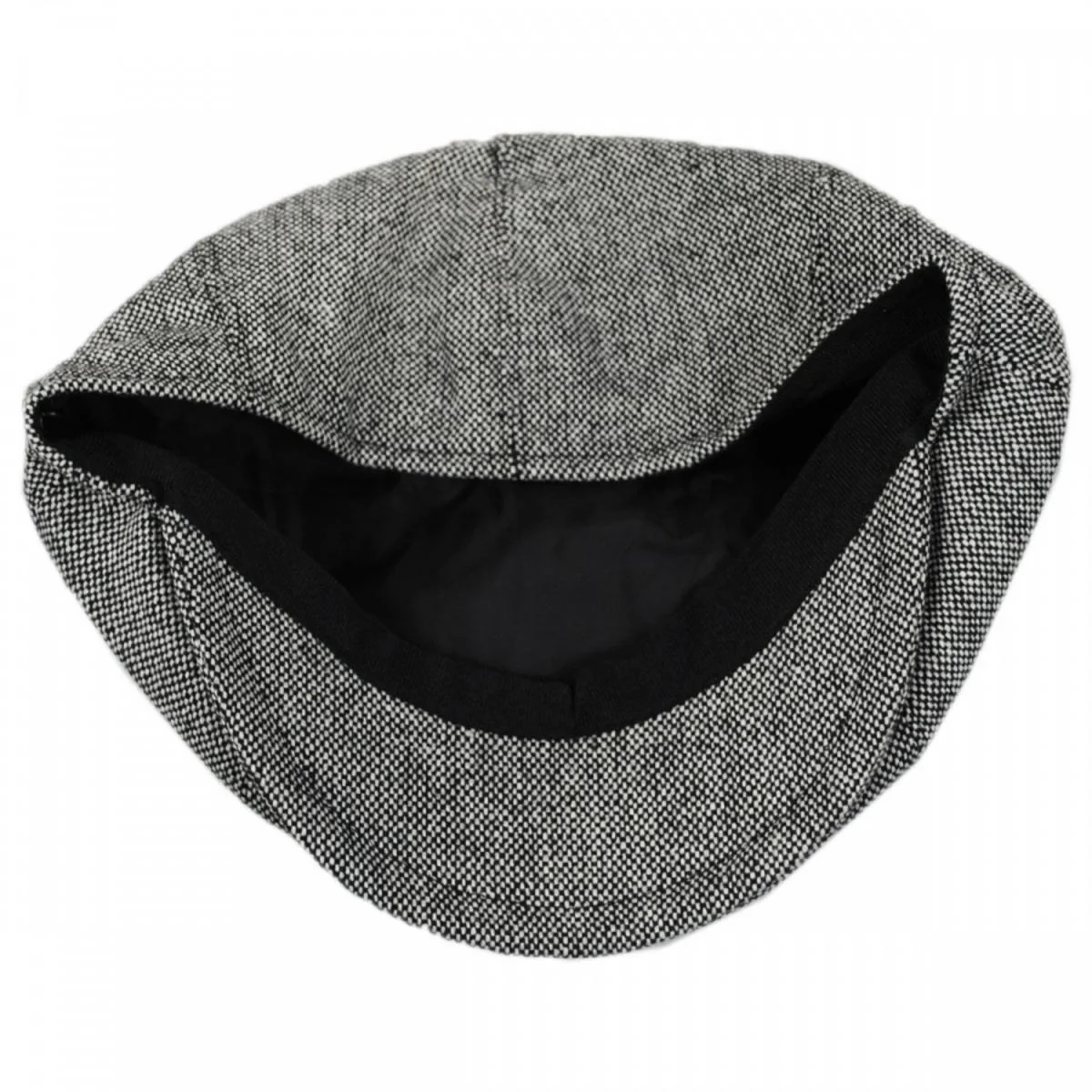 Marl Tweed Wool Blend Newsboy Cap - Image 5