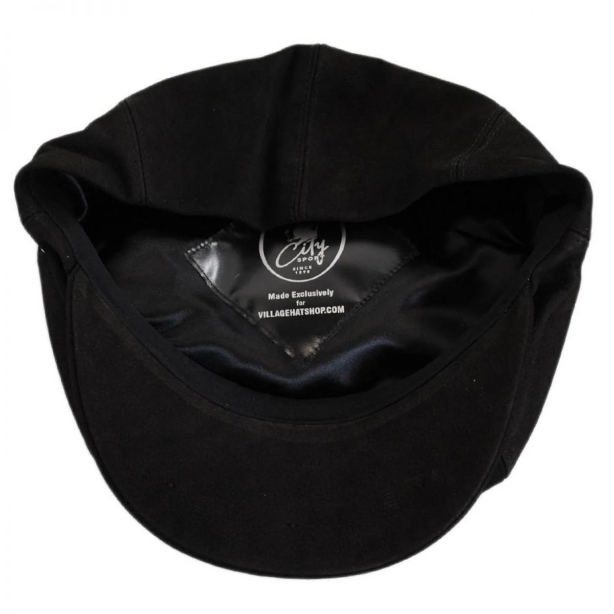 Matte Nappa Leather Newsboy Cap - Image 8