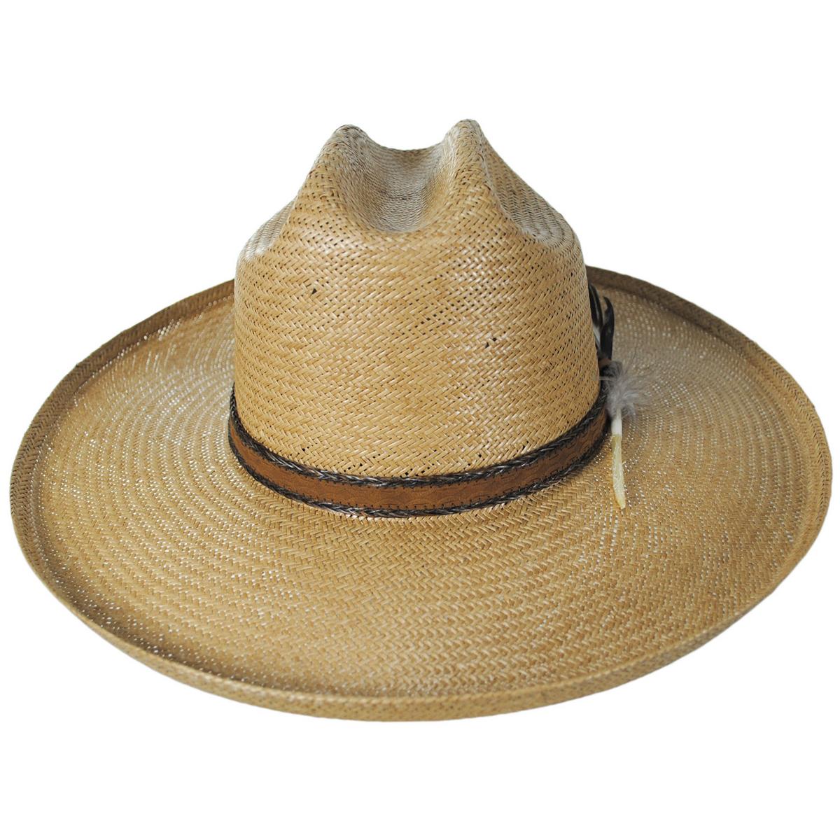Might Could Shantung Straw Western Hat - Image 2