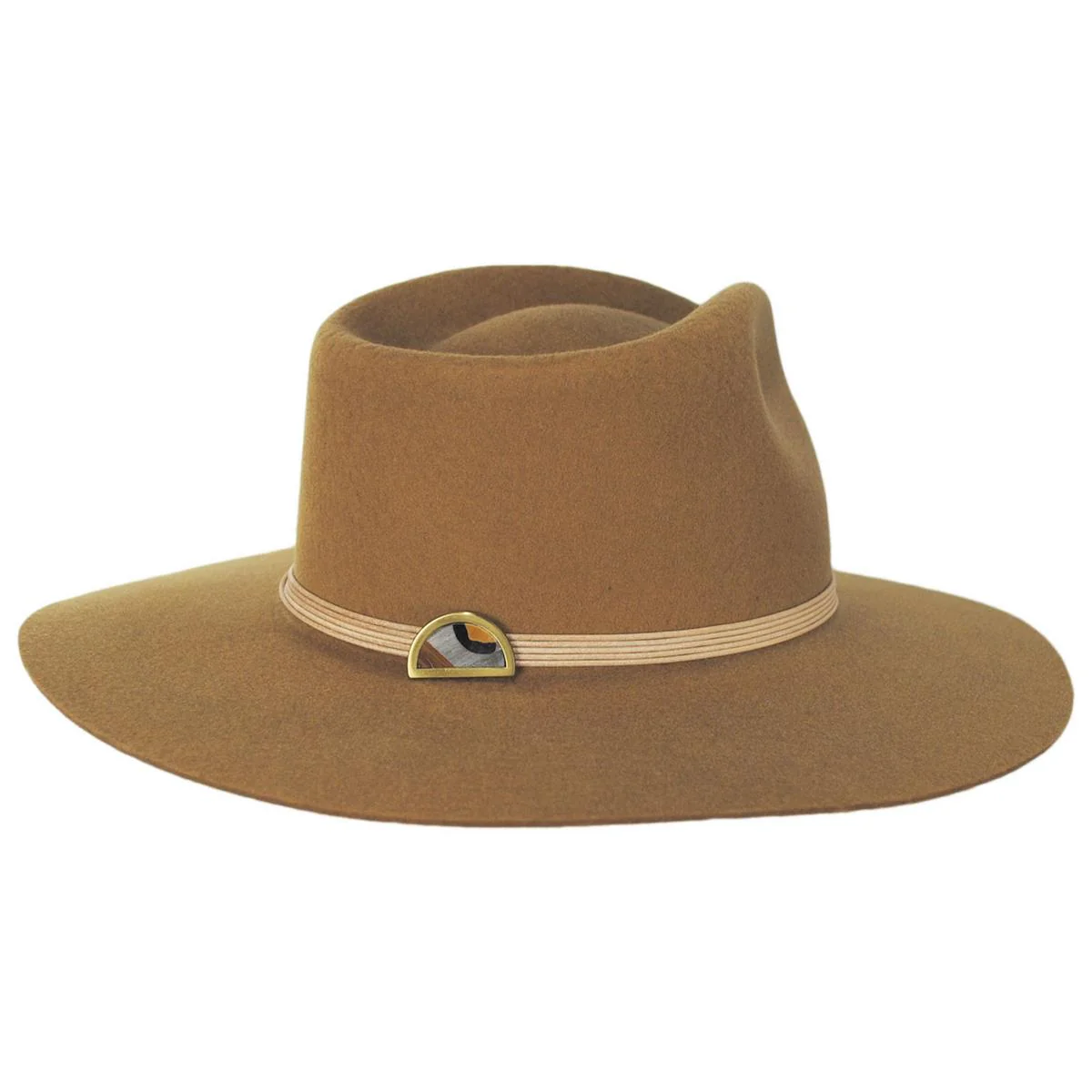 Mind's Eye Wool Felt Rancher Fedora Hat - Image 4