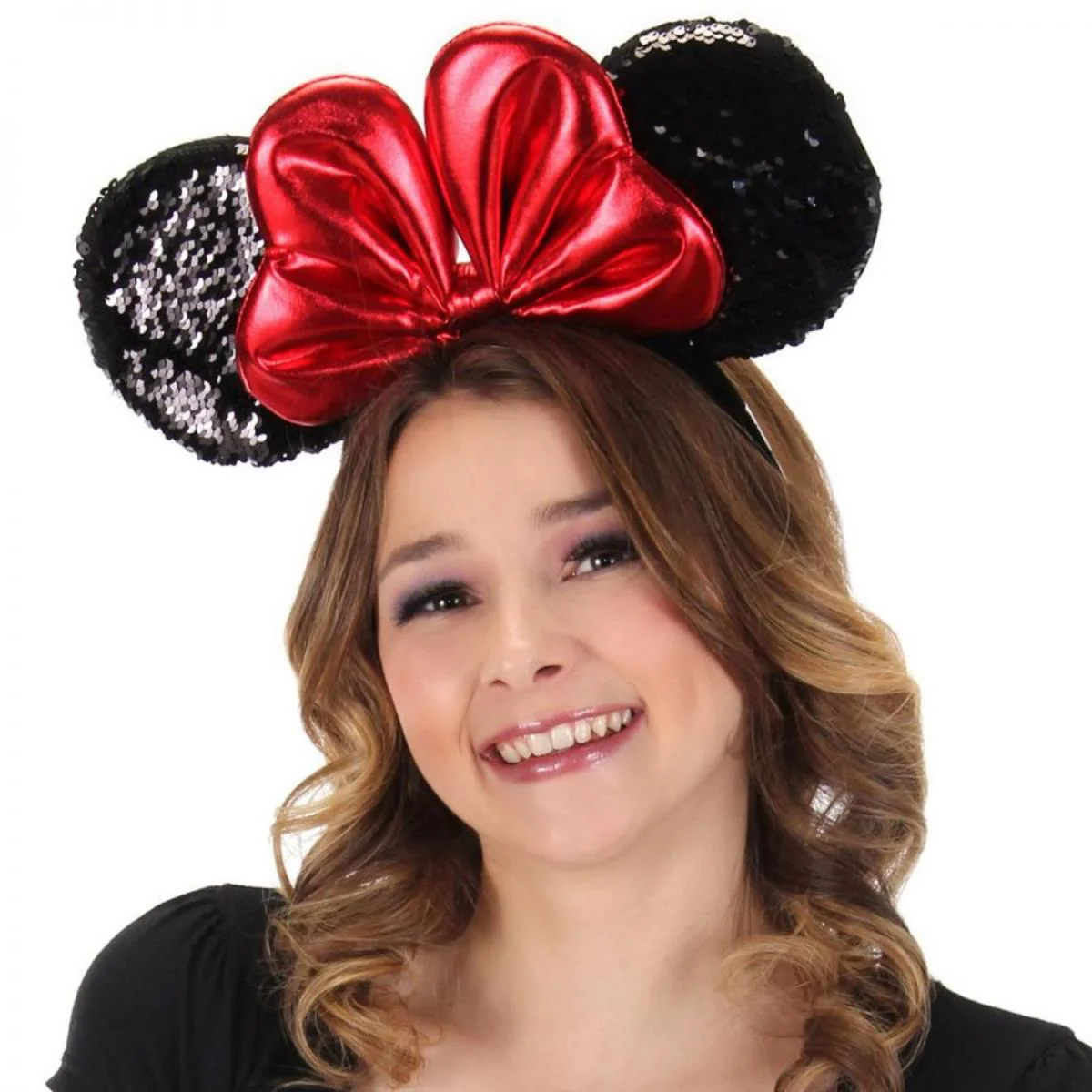 Minnie Mouse Sequin Ears Headband - Image 2