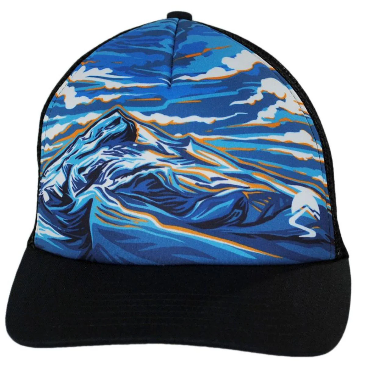 Mountain High Trucker Snapback Baseball Cap - Image 2