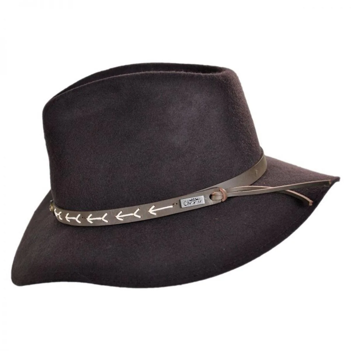 Mt. Warning Arrow Band Wool Felt Outback Hat - Image 3