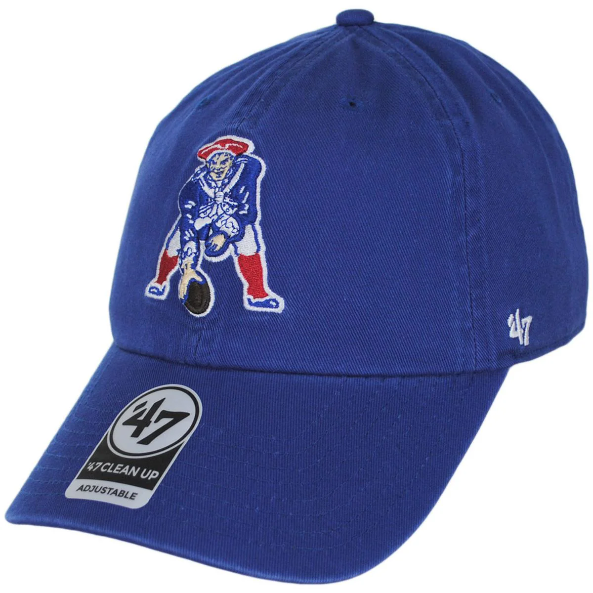 New England Patriots NFL Clean Up Strapback Baseball Cap Dad Hat - Image 5