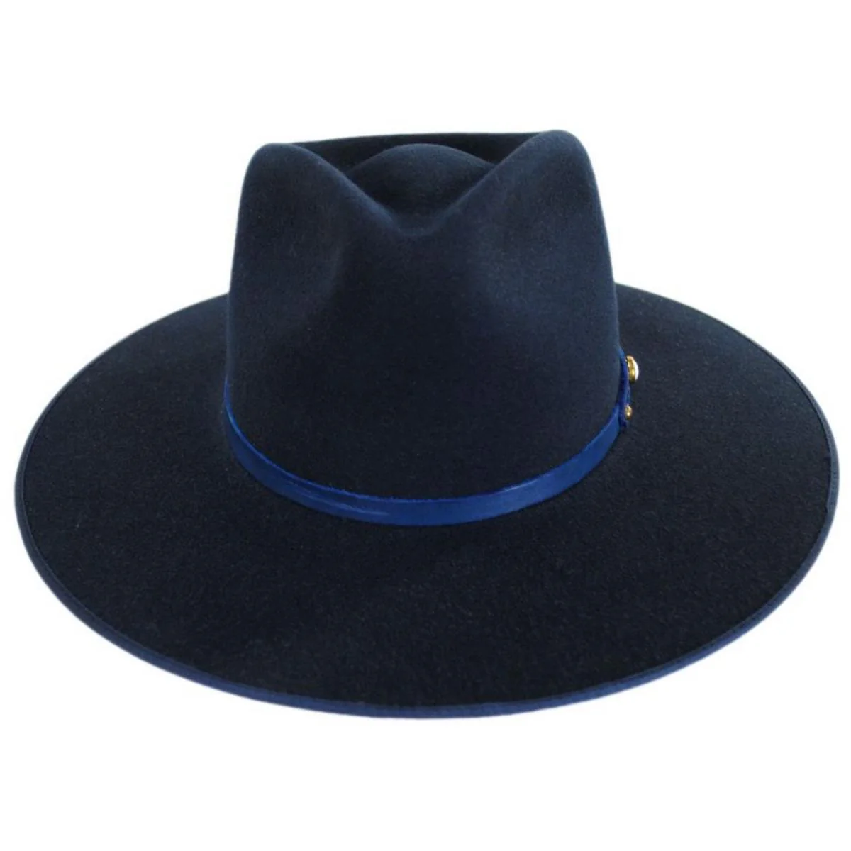 Night Sky B Wool Felt Fedora Hat - Image 2