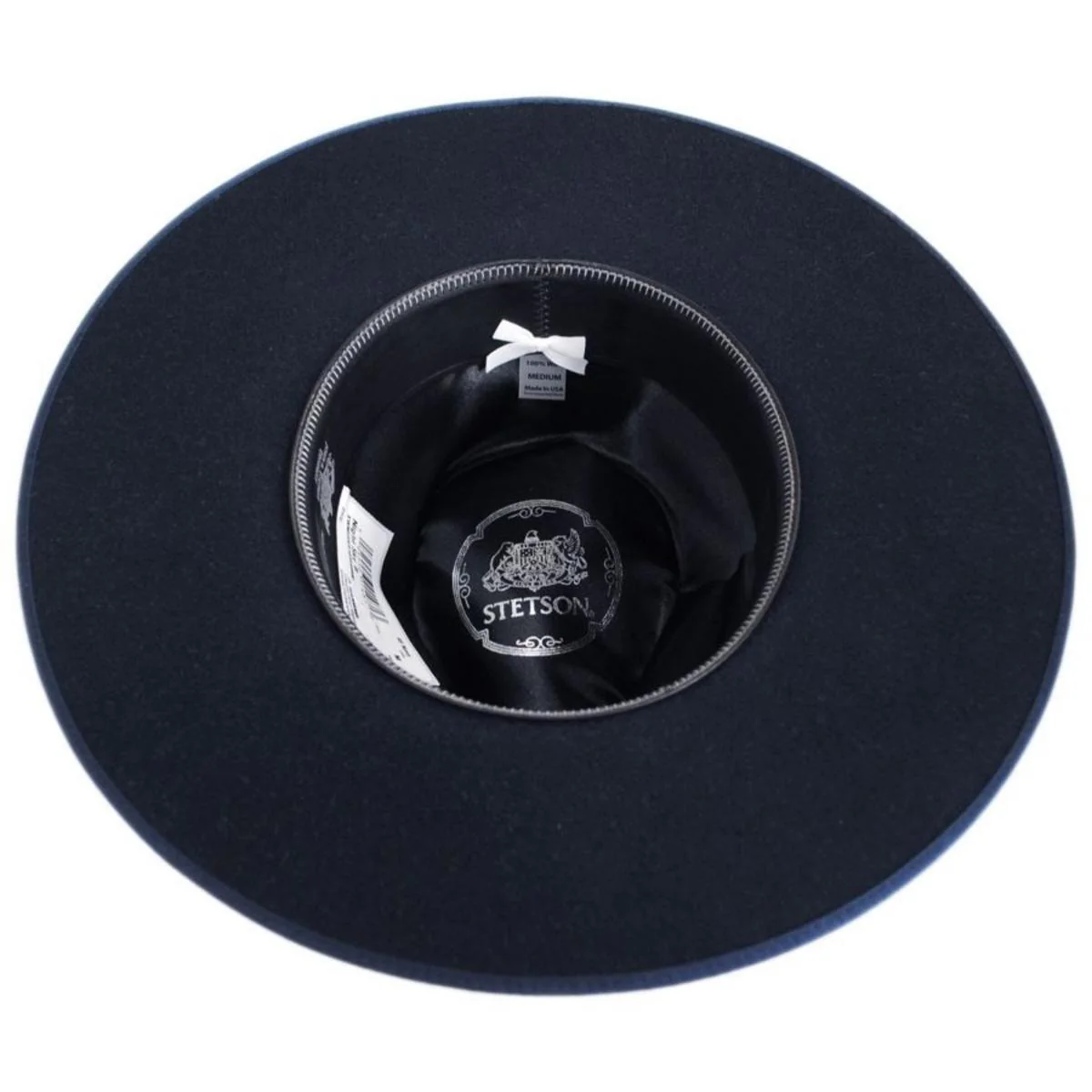Night Sky B Wool Felt Fedora Hat - Image 4