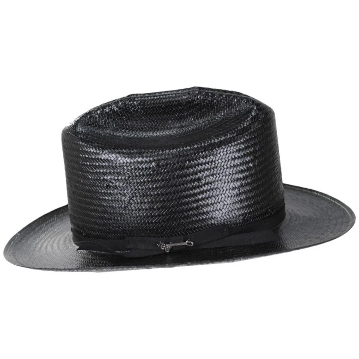 Open Road Shantung Straw Western Hat - Image 3