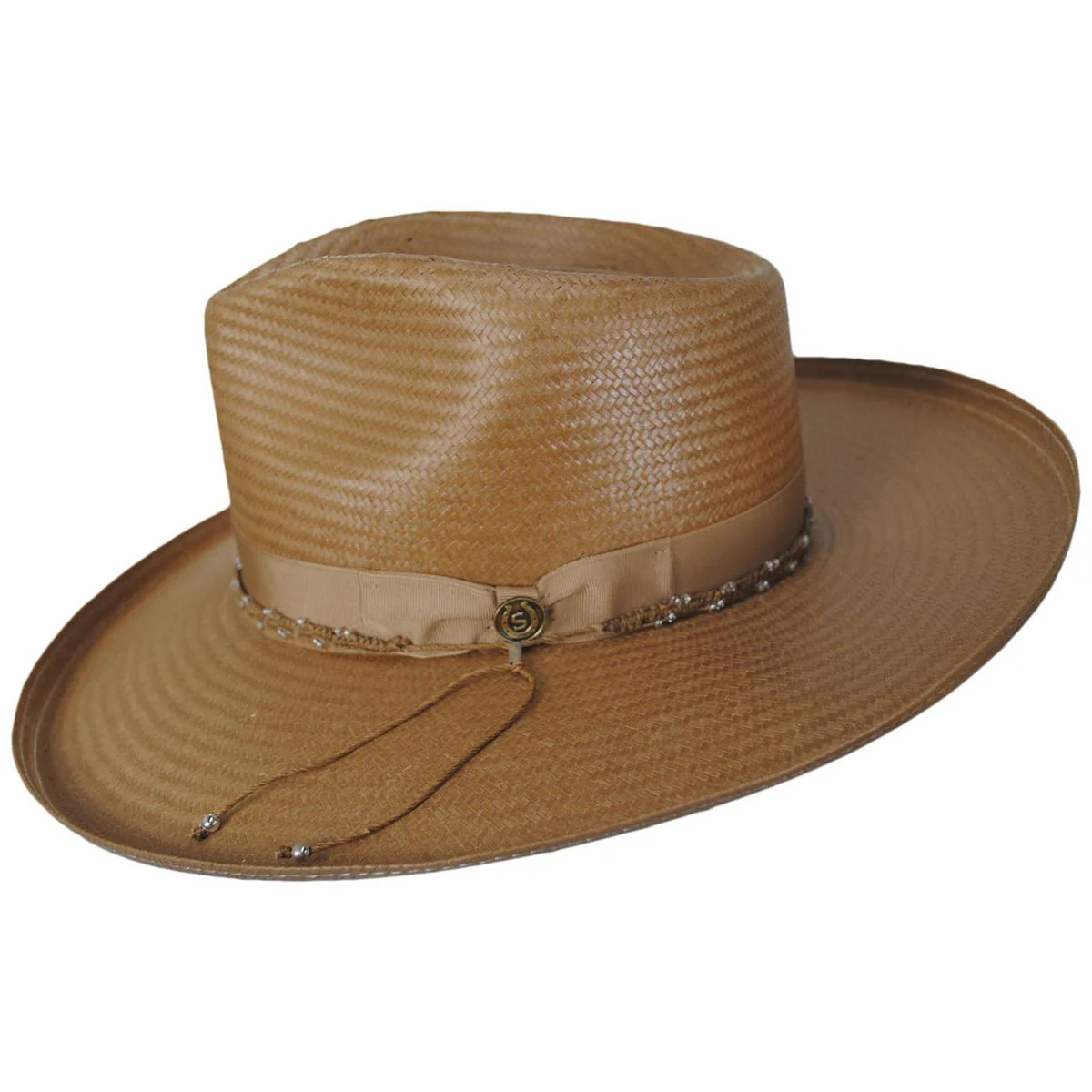Outlier Shantung Straw Rancher Fedora Hat - Image 3