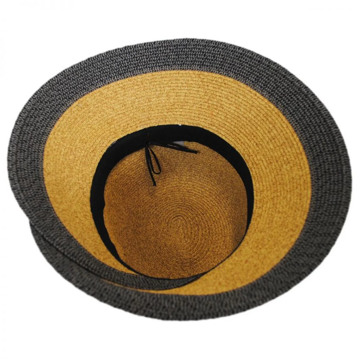 Overlap Brim and Bow Toyo Straw Sun Hat - Image 8