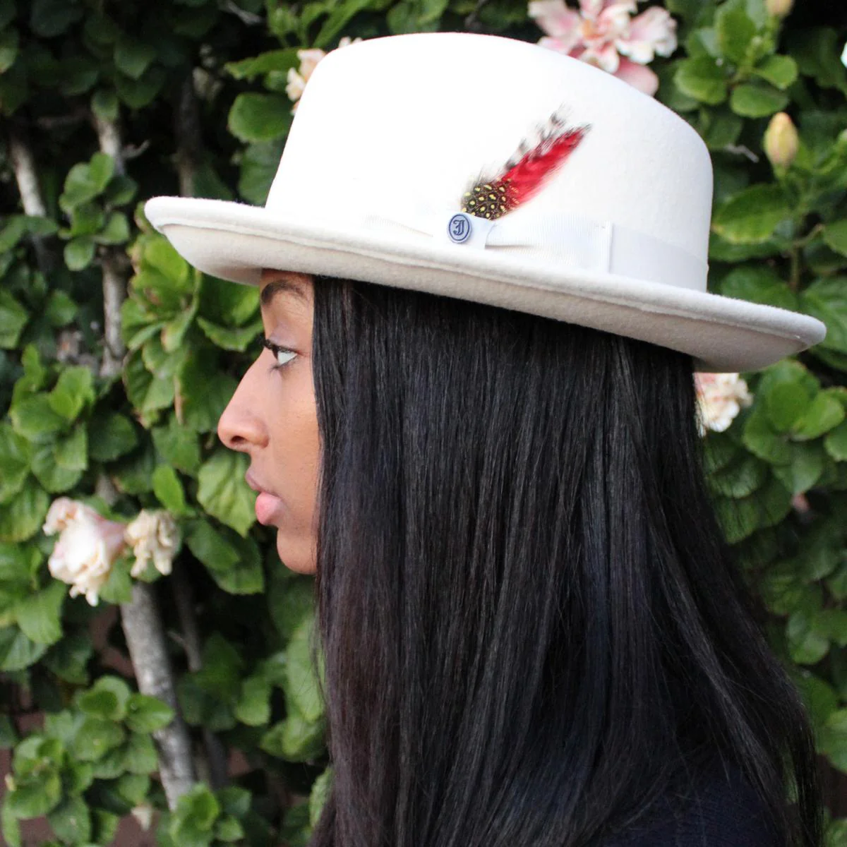 Pachuco Crushable Wool Felt Fedora Hat - Cream - Image 7