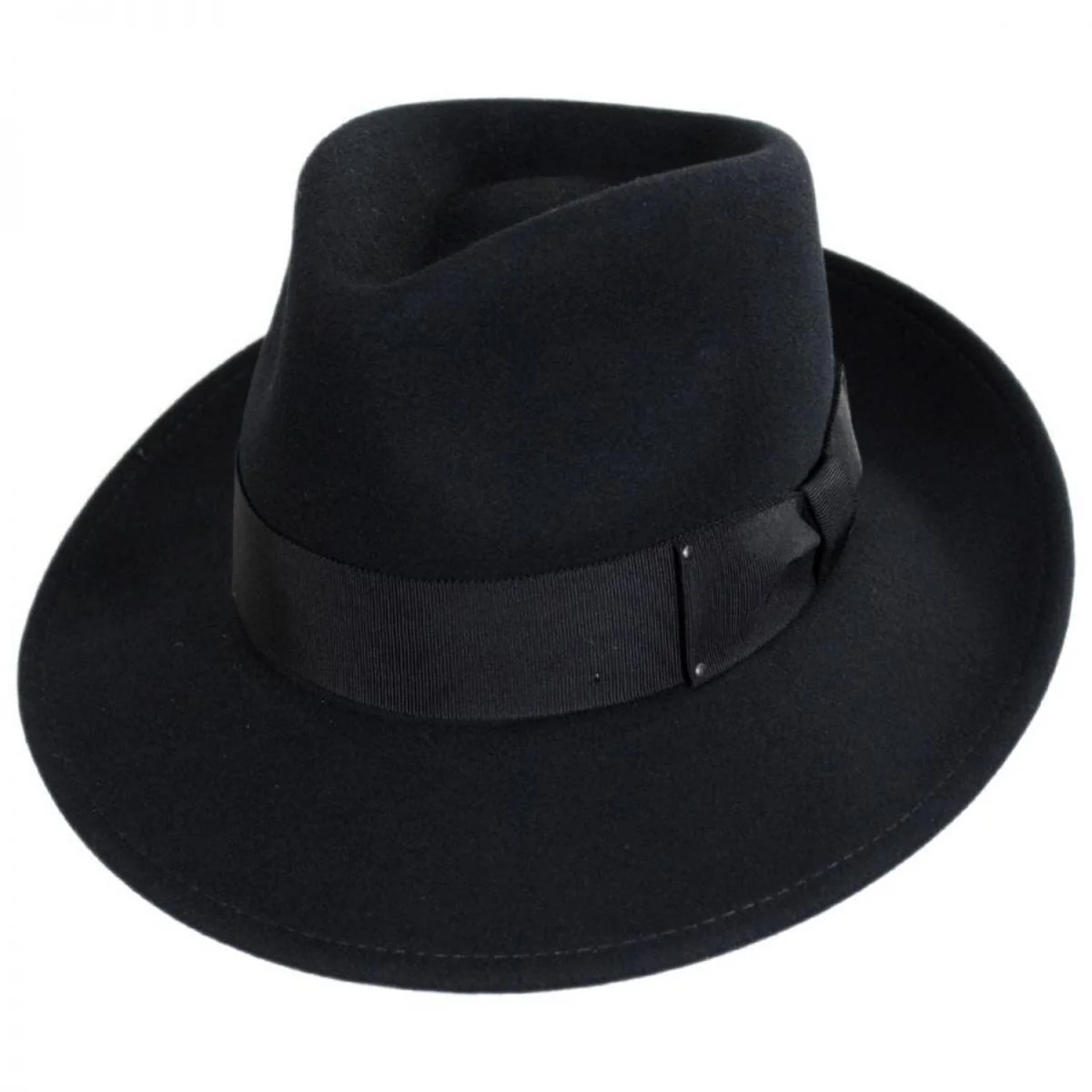 Packable Wool LiteFelt Fedora Hat