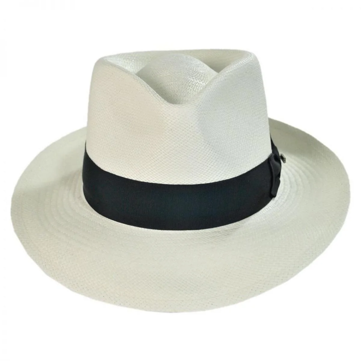 Panama Hot Springs Straw C-Crown Fedora Hat - Image 2