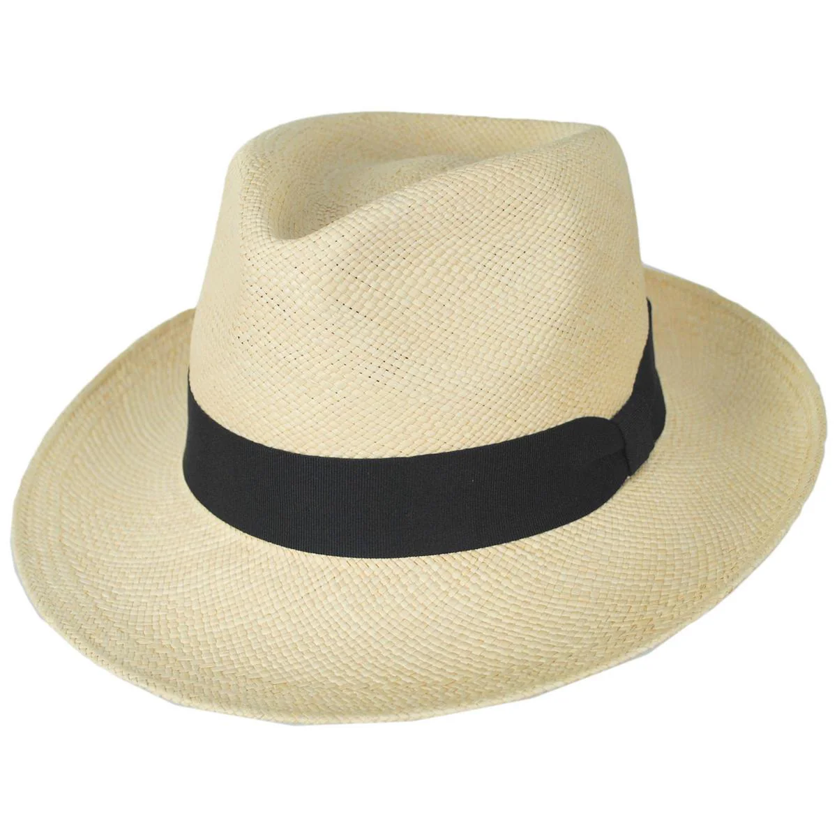 Panama Straw C-Crown Fedora Hat