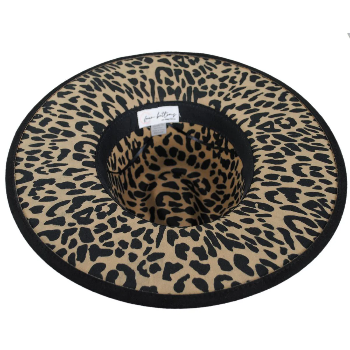 Peekaboo Faux Suede Fedora Hat - Image 6