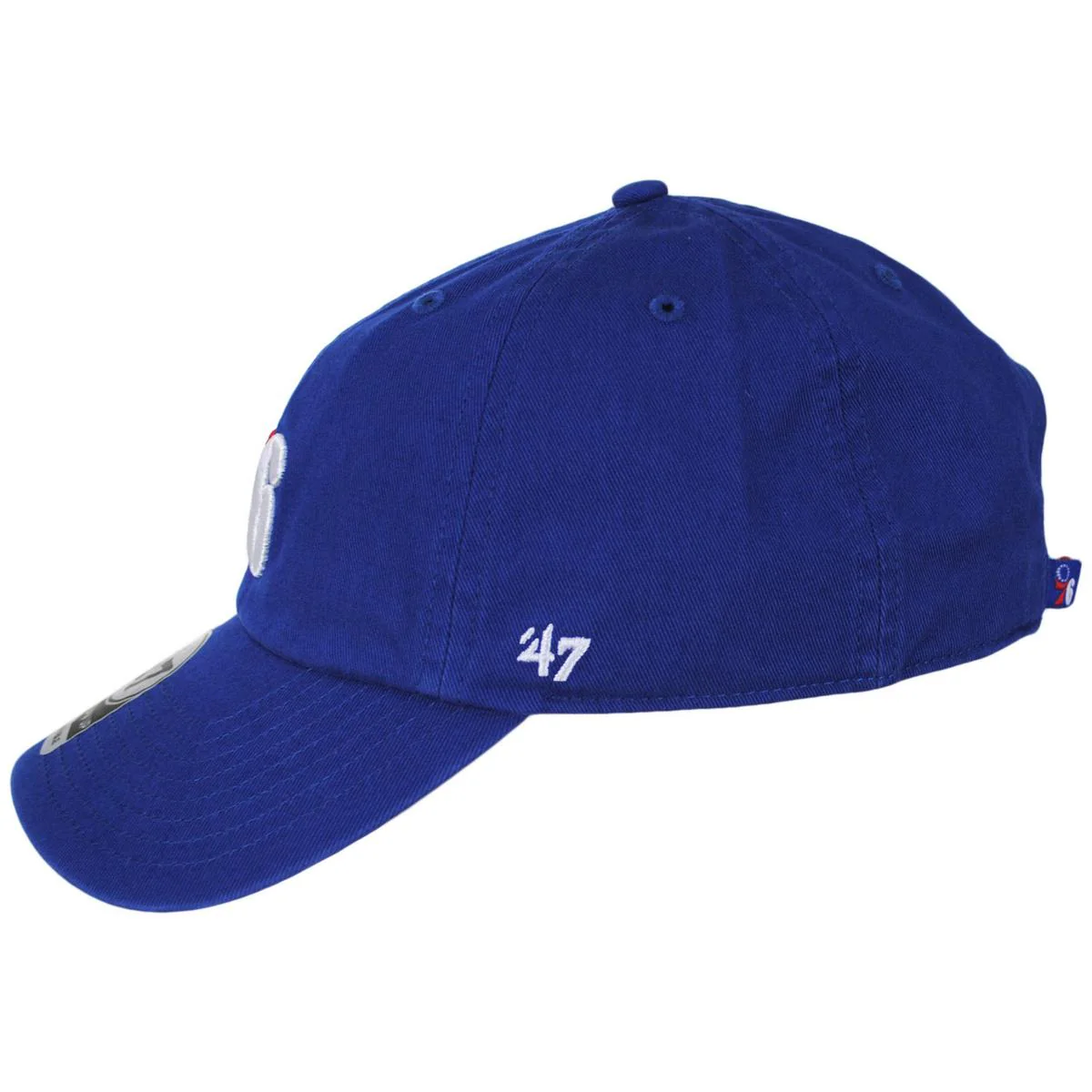 Philadelphia 76ers NBA Clean Up Strapback Baseball Cap Dad Hat - Image 5