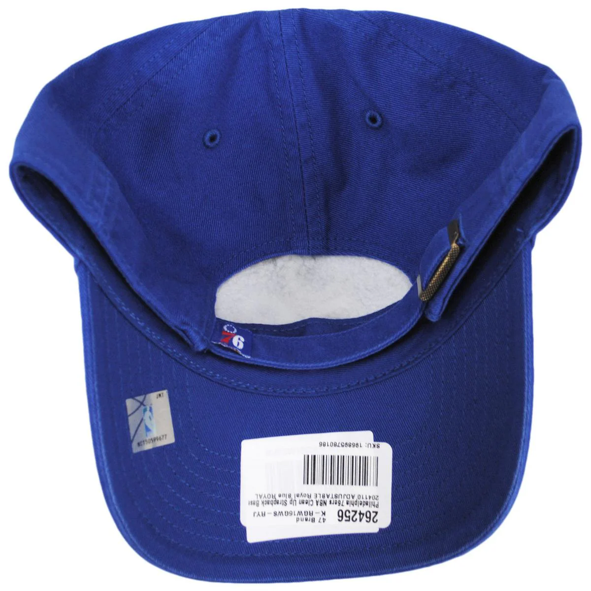 Philadelphia 76ers NBA Clean Up Strapback Baseball Cap Dad Hat - Image 6