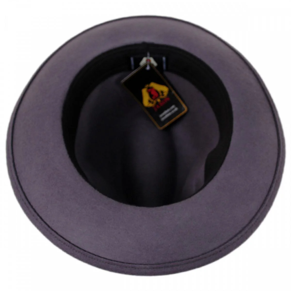 Pinch Crown Crushable Wool Felt Fedora Hat - Image 6
