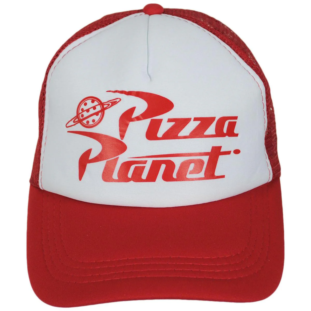 Pizza Planet Foam Mesh Trucker Snapback Baseball Cap & T-Shirt Kit - Image 3