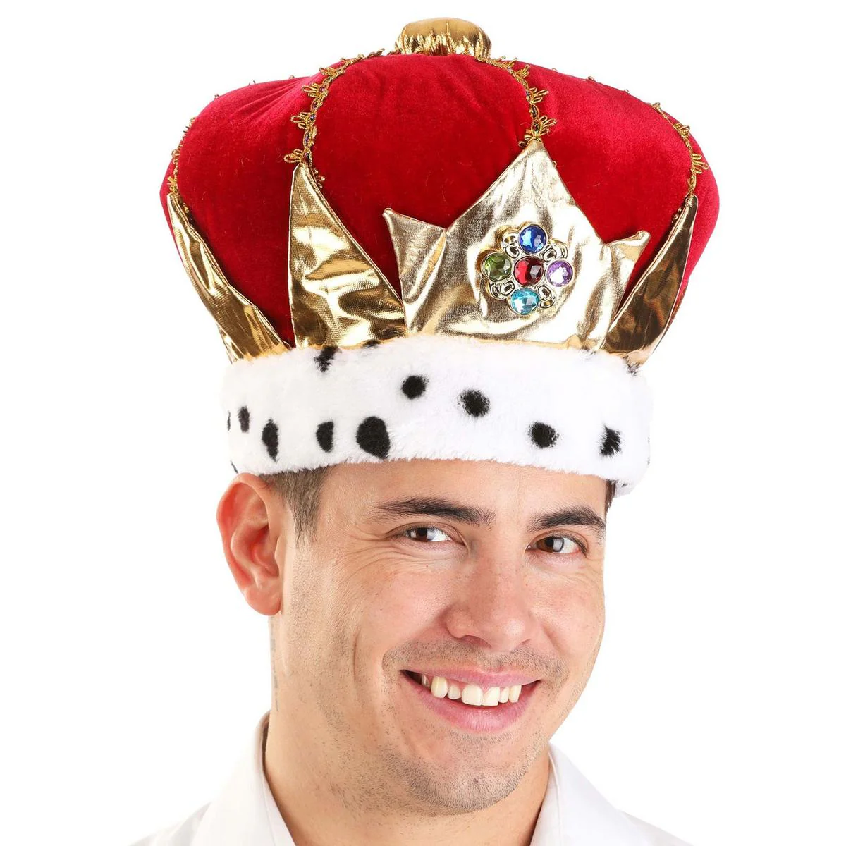Plush Crown King Hat - Image 4