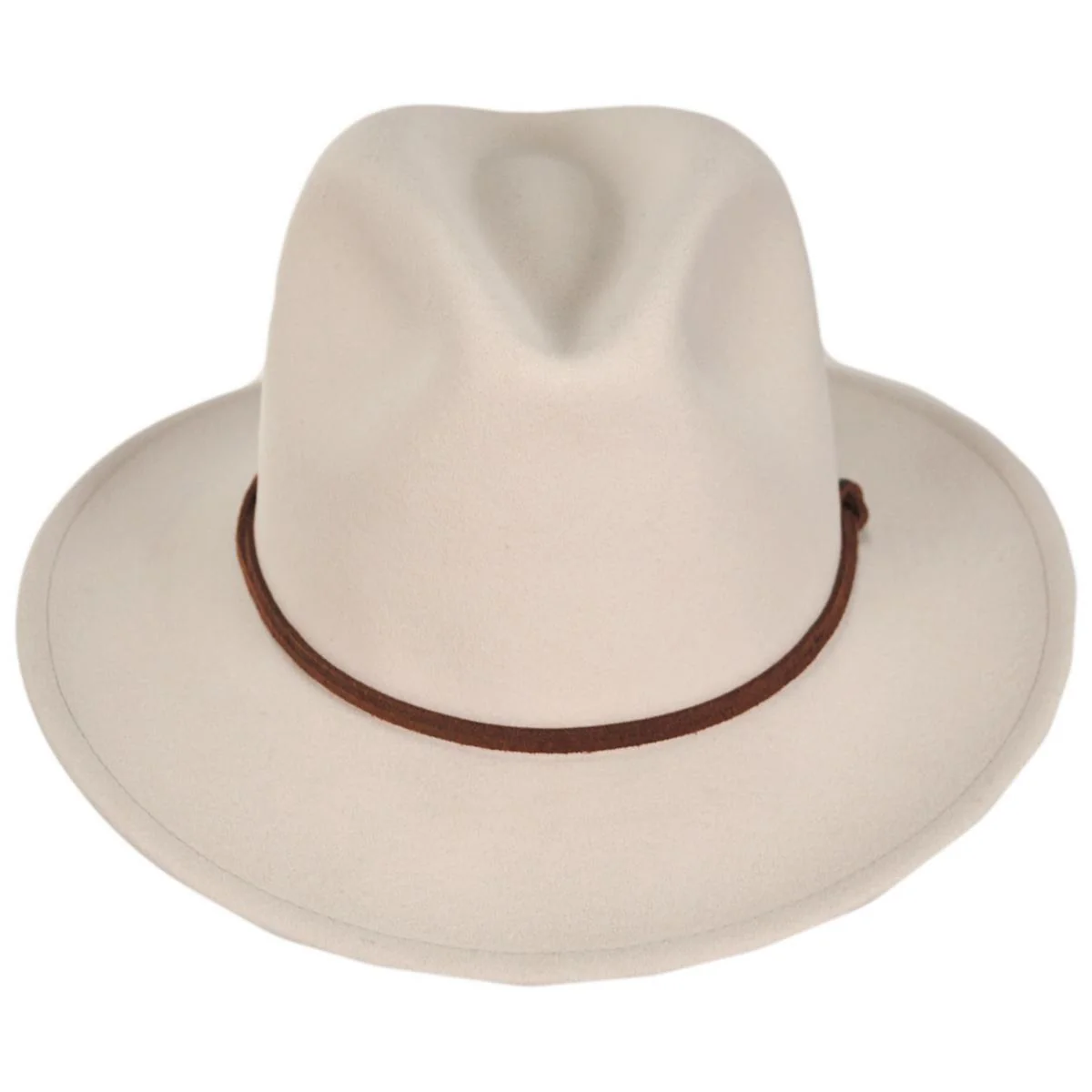 Rattler Crushable Wool LiteFelt Safari Fedora Hat - Image 2