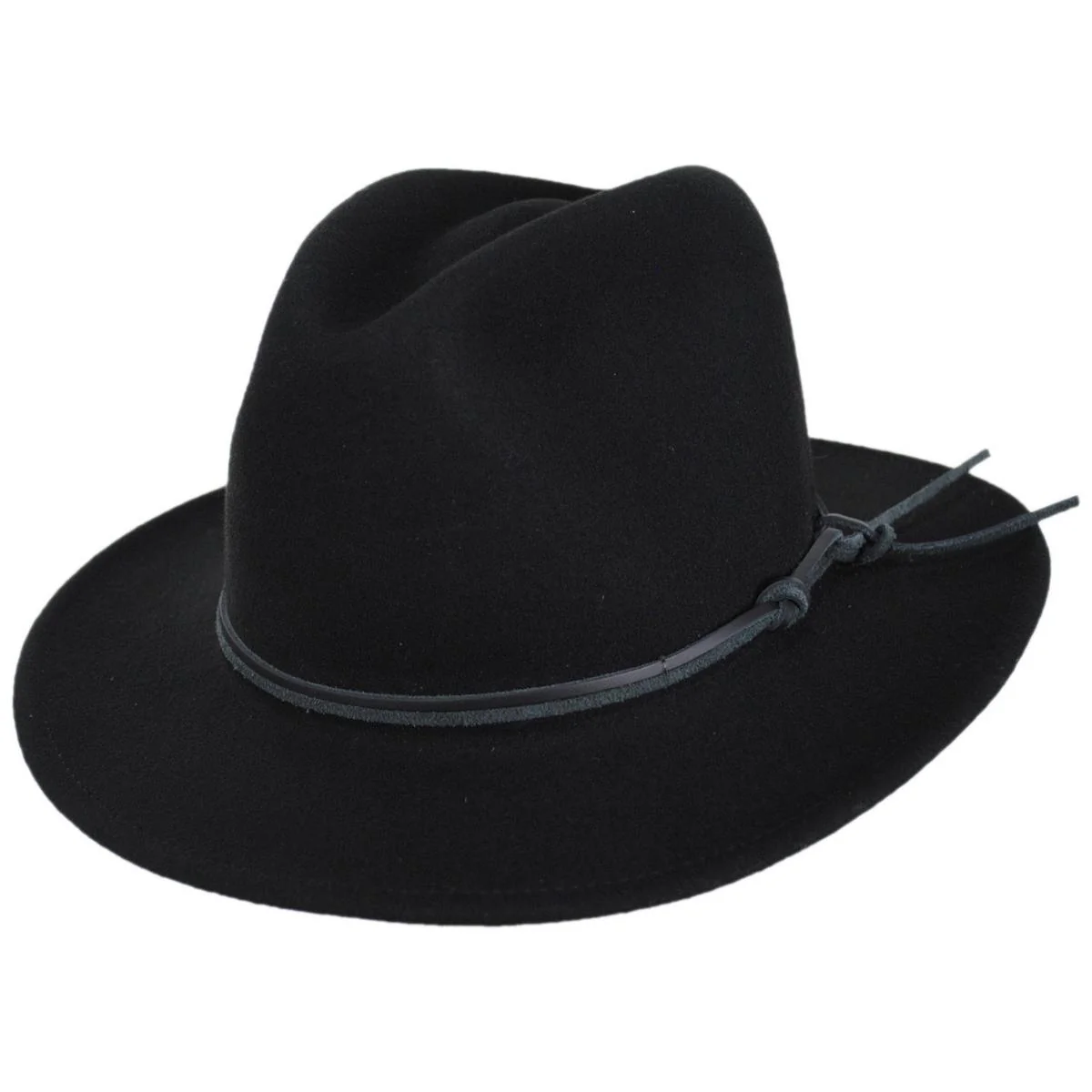 Rattler Crushable Wool LiteFelt Safari Fedora Hat - Image 5