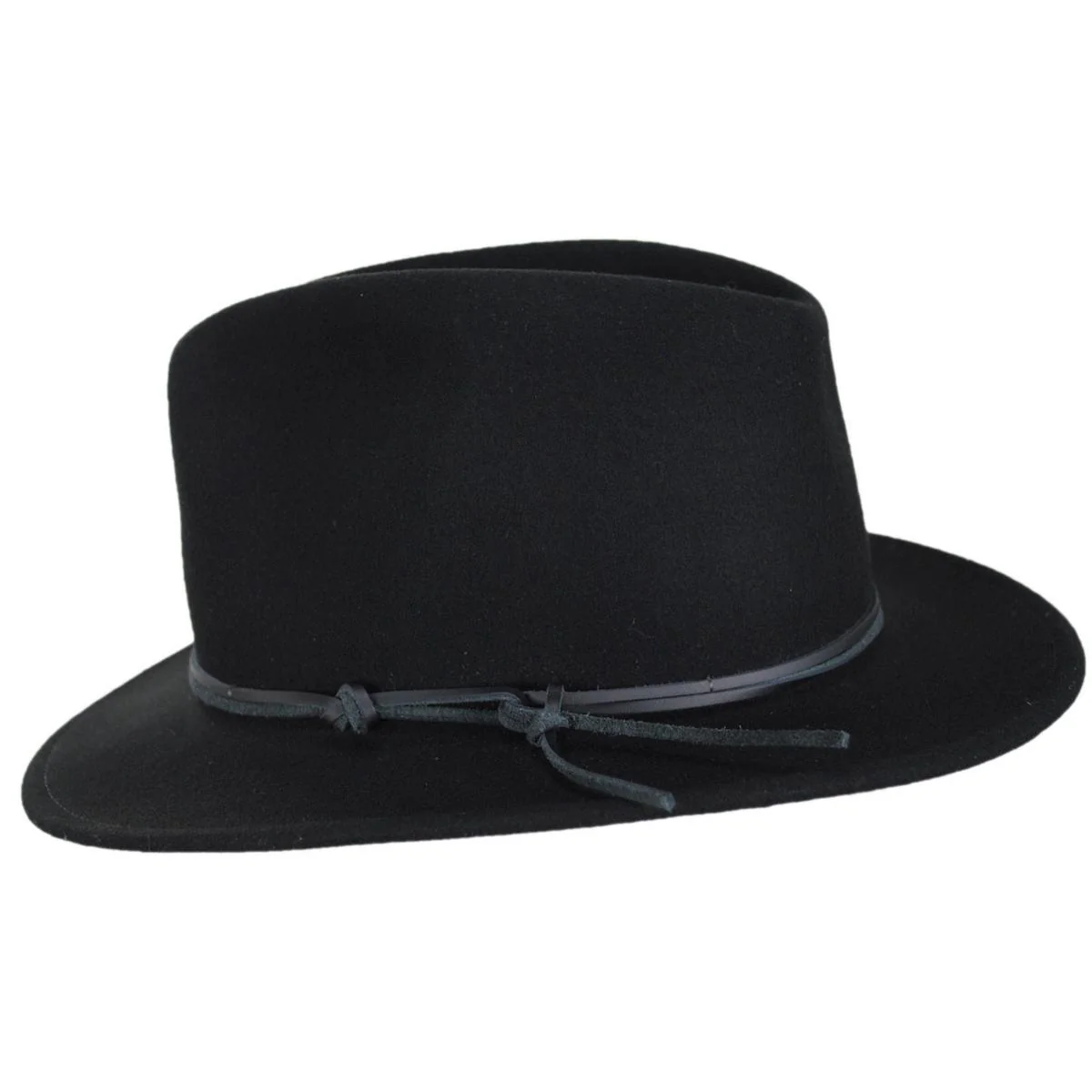 Rattler Crushable Wool LiteFelt Safari Fedora Hat - Image 7