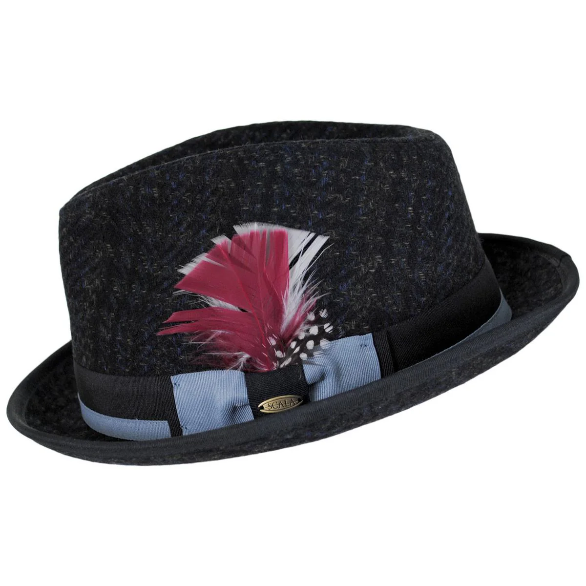 Regent Tweed Wool Blend Fedora Hat - Image 3