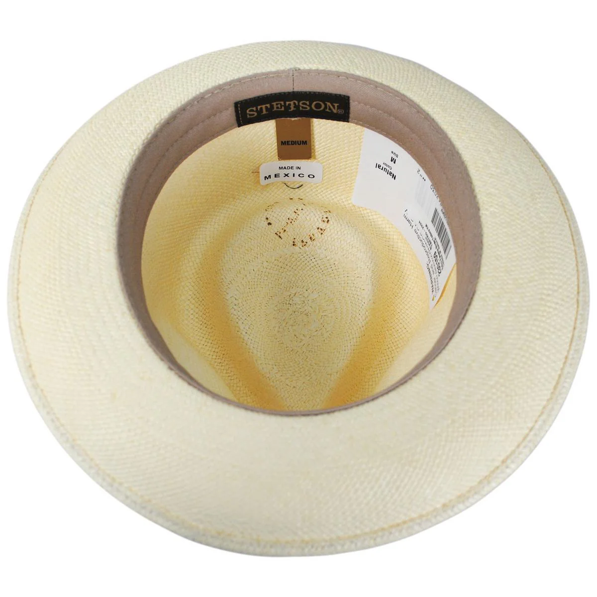 Retro Panama Straw Fedora Hat - Image 4