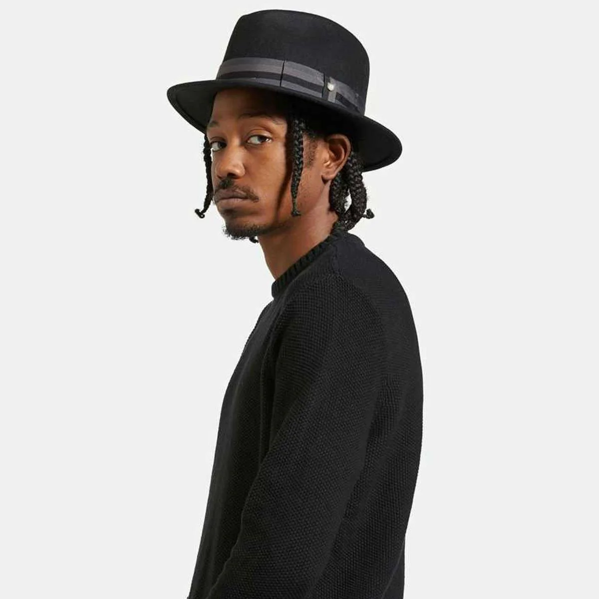 Roma Wool Felt Fedora Hat - Image 2