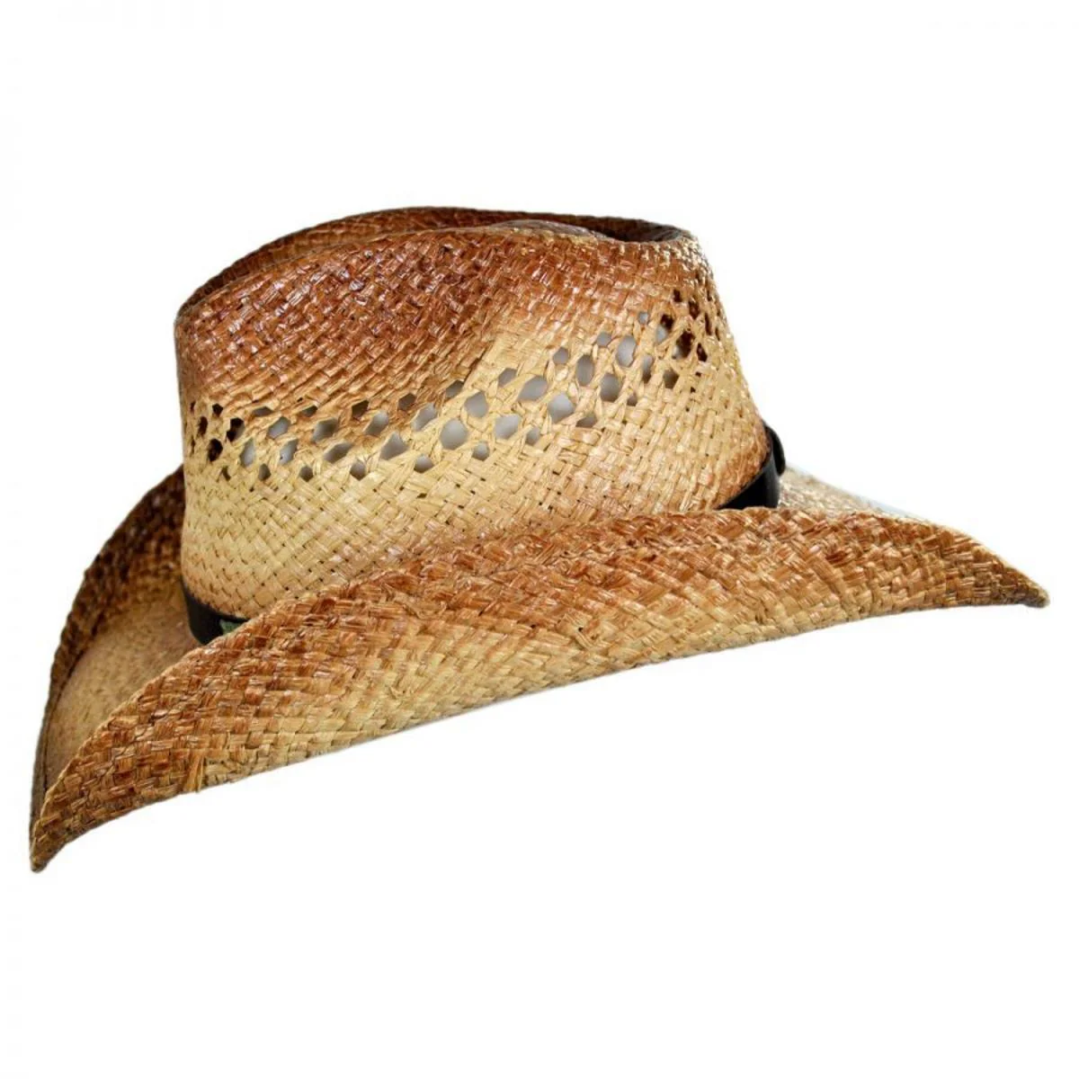 Route 66 Raffia Straw Cowboy Hat - Image 3