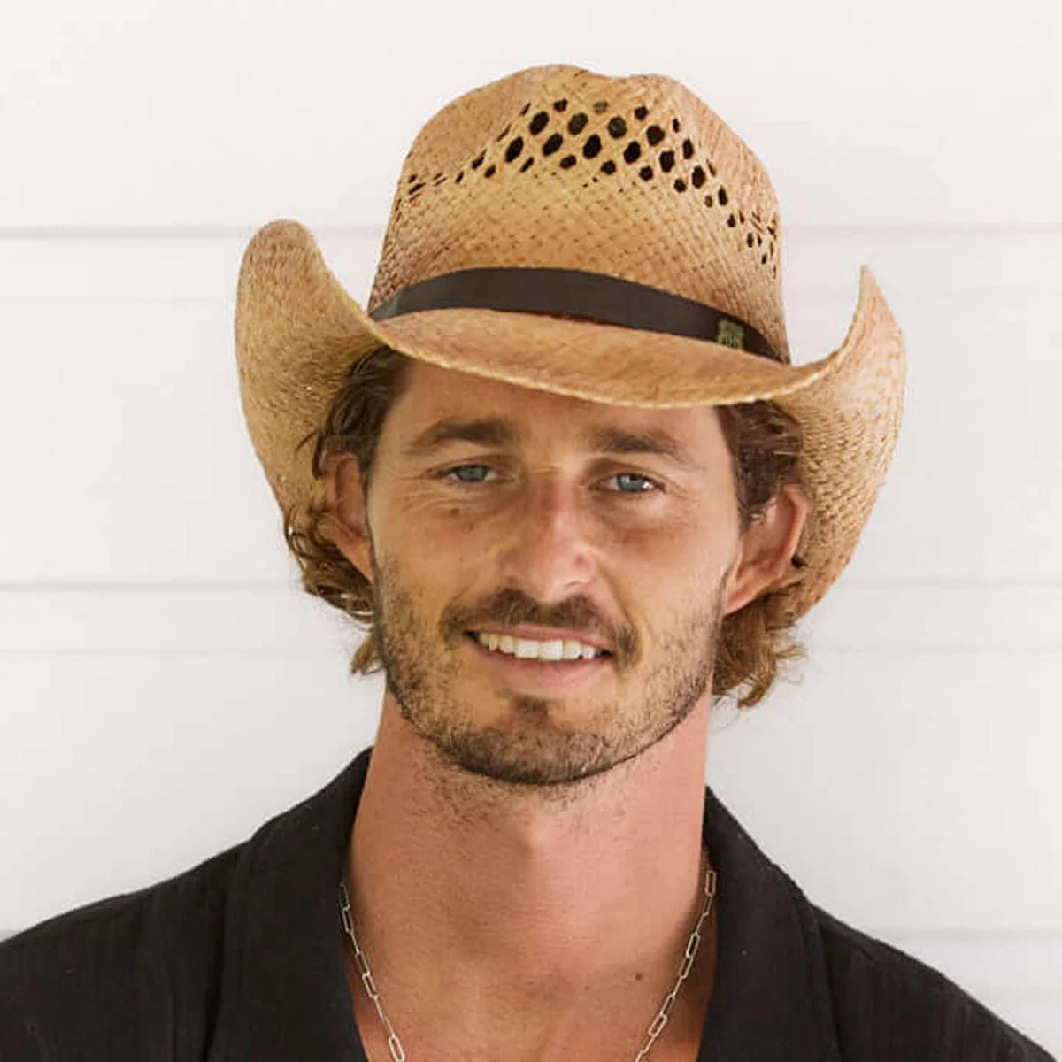Route 66 Raffia Straw Cowboy Hat - Image 5