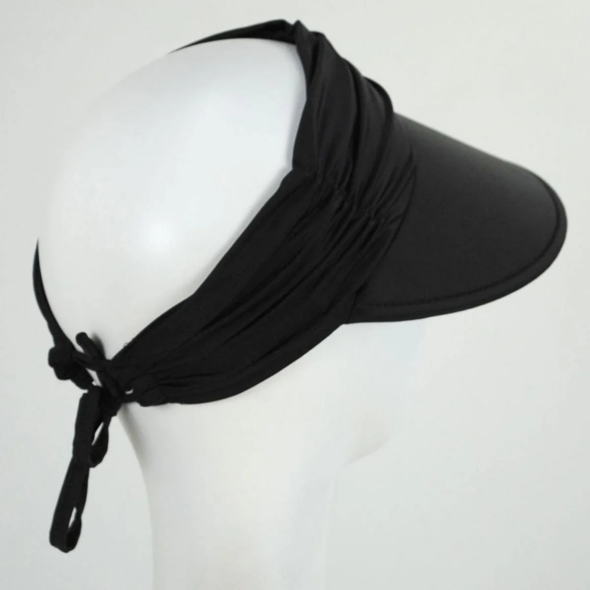 Ruched Crown Swim Visor - Image 3