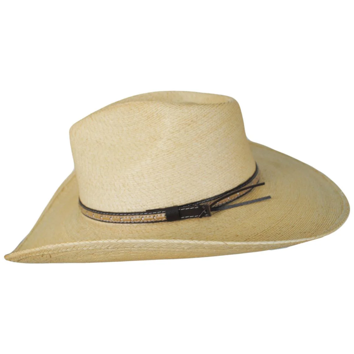 Sawmill Palm Leaf Straw Western Hat - Image 3
