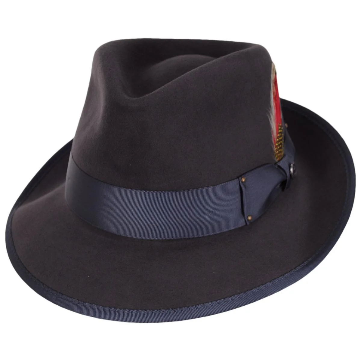 Scottie Fur Felt Fedora Hat - Image 5