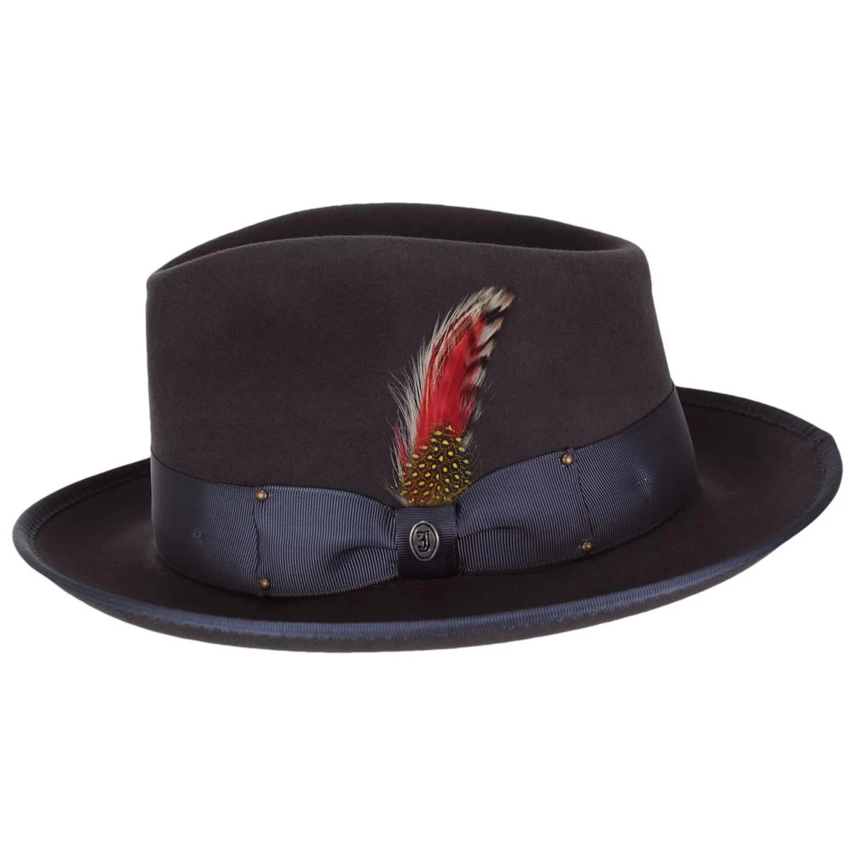 Scottie Fur Felt Fedora Hat - Image 7