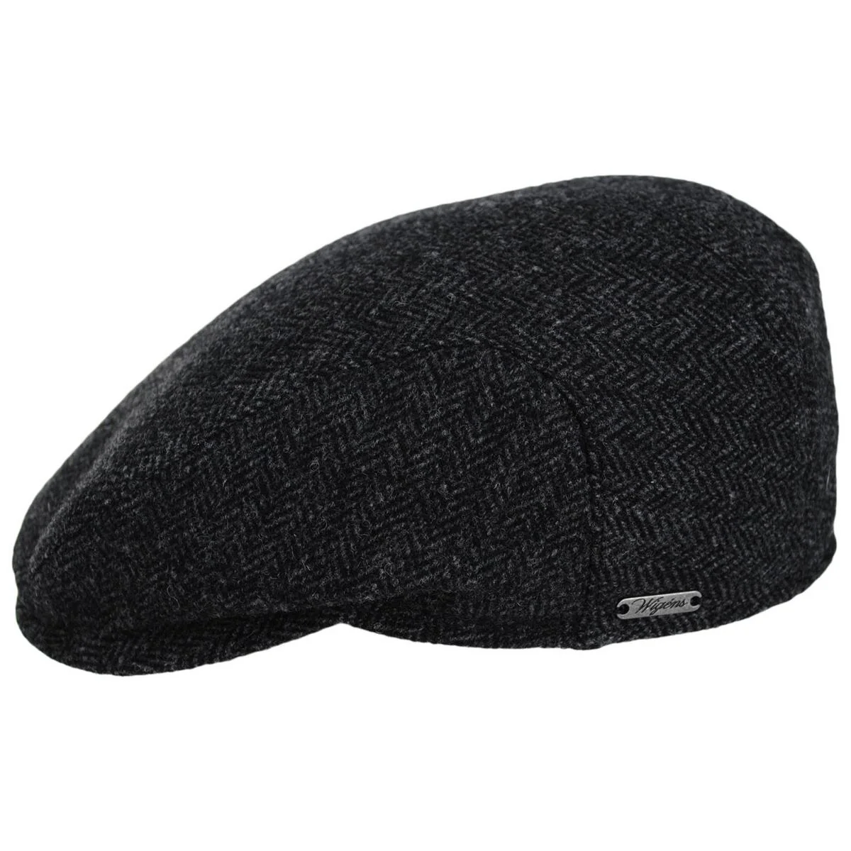 Shetland Wool Herringbone Ivy Cap with Earflaps - Image 3