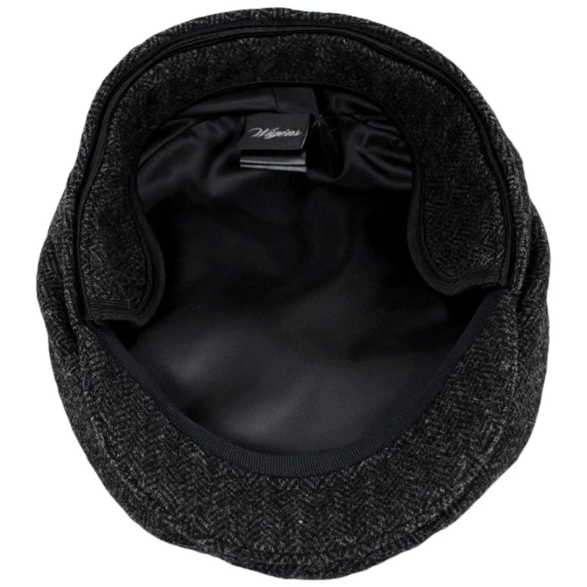 Shetland Wool Herringbone Ivy Cap with Earflaps - Image 4