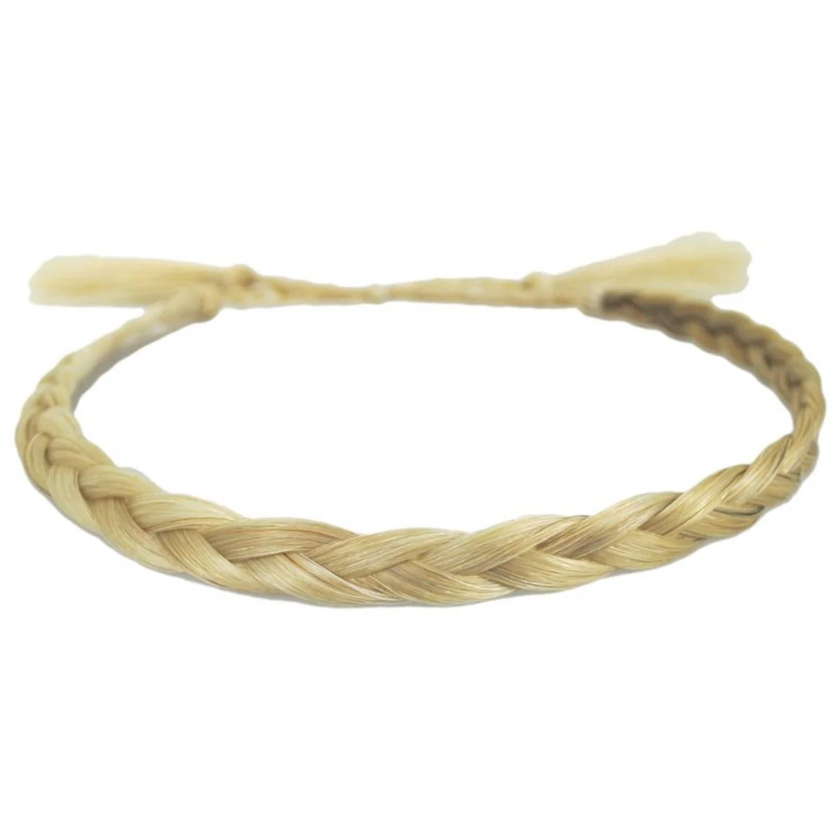 Solid Color Horse Hair Braid Double Tassel Hat Band - FINAL SALE - Image 5